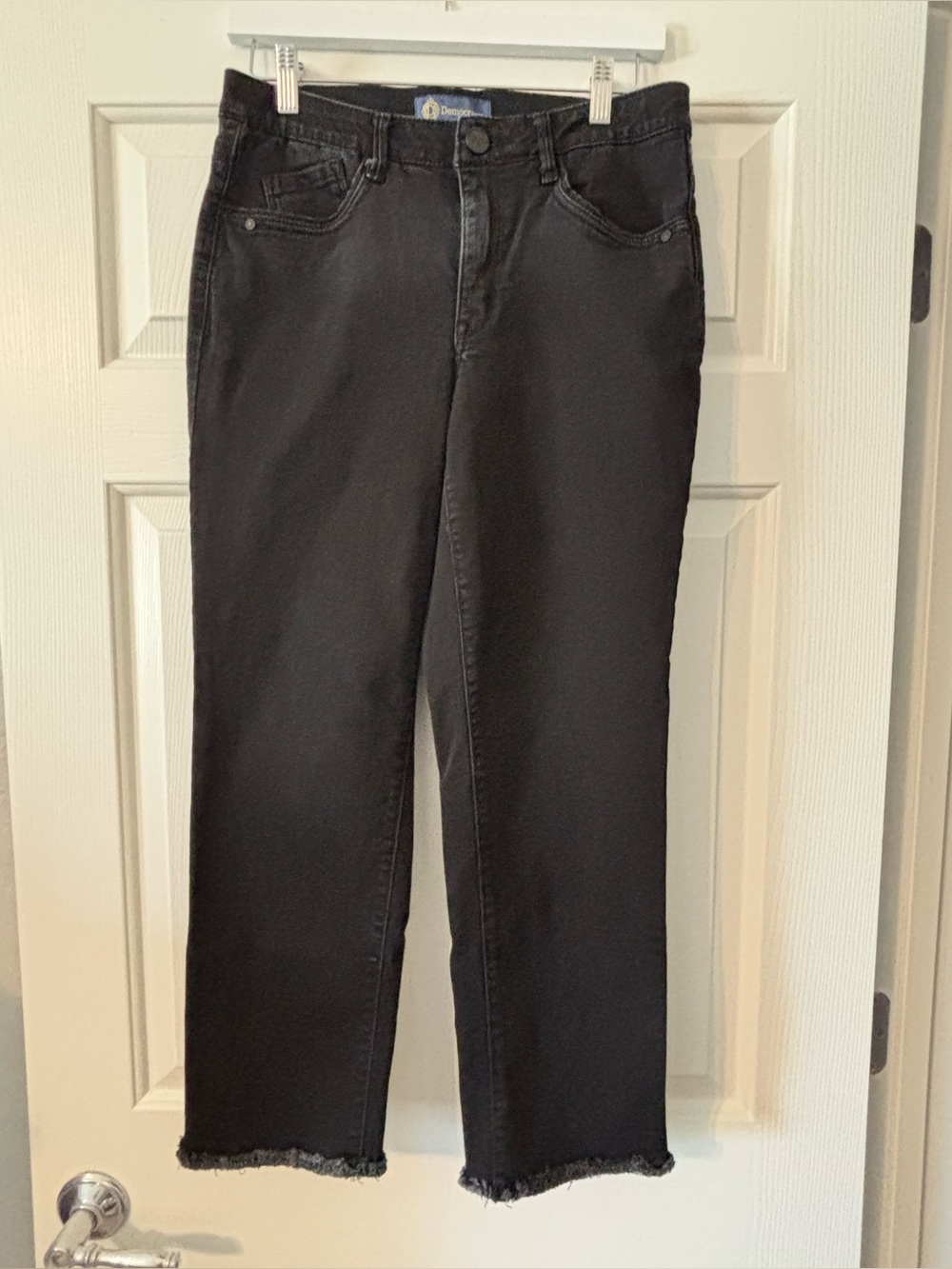 Democracy Classic Black Women’s Jeans - Comfortable Straight Fit RN15600